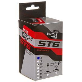 Камера для колеса STG, бутил,6Х2,0, изогнутый автониппель 33мм (упак.: коробка)