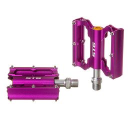 Педали STG BC-PD213 алюминий, на пром. подшипниках (фиолетовый), Цвет: Фиолетовый