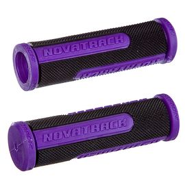 Грипсы Novatrack, 110мм, черно-фиолетовый (РТ266С), Цвет: Фиолетовый