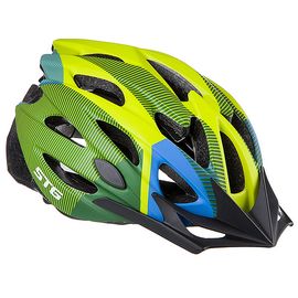 Шлем STG , модель MV29-A, салат/син/черн, с фикс застежкой, Цвет: Зелёный, Размер: 58-61