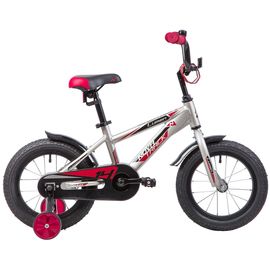 Детский велосипед Novatrack Lumen 14” (серебристый), Цвет: Серый