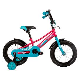 Детский велосипед Novatrack Valiant 14” new (фуксия), Цвет: Розовый