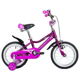 Детский велосипед Novatrack Novara 14” new (фиолетовый), Цвет: Фиолетовый