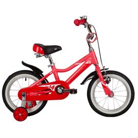 Детский велосипед Novatrack Novara 14” new (коралловый), Цвет: Красный