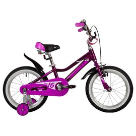Детский велосипед Novatrack Novara 16” new (фиолетовый), Цвет: Фиолетовый