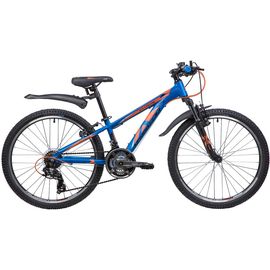 Подростковый велосипед Novatrack Extreme 21.V alloy 24" (синий), Цвет: Синий, Размер рамы: 13"