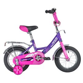 Детский велосипед Novatrack Vector 12” (лиловый), Цвет: Фиолетовый