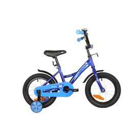 Детский велосипед Novatrack Strike 14" new (синий), Цвет: Синий