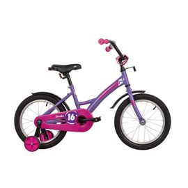 Детский велосипед Novatrack Strike 16" new (фиолетовый), Цвет: Фиолетовый