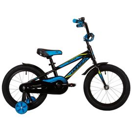 Детский велосипед Novatrack Dodger 16” new (чёрный), Цвет: Черный
