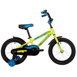 Детский велосипед Novatrack Dodger 16” new (зелёный), Цвет: Зелёный