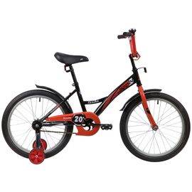 Детский велосипед Novatrack Strike 20” (черный-красный), Цвет: Красный