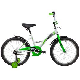 Детский велосипед Novatrack Strike 20” (белый-зелёный), Цвет: Салатовый
