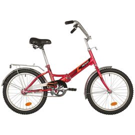 Складной велосипед Novatrack TG-20 classic 1.0 20" (красный), Цвет: Красный