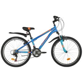 Подростковый велосипед Novatrack Action 18.V 24" (синий), Цвет: Синий, Размер рамы: 12"