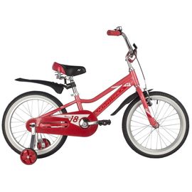 Детский велосипед Novatrack Novara 18” new (коралловый), Цвет: Красный