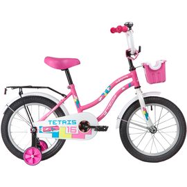 Детский велосипед Novatrack Tetris 16” (розовый), Цвет: Розовый