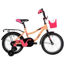 Детский велосипед Novatrack Wind Girl 16” new (коралловый), Цвет: Оранжевый