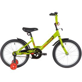 Детский велосипед Novatrack Twist 18” (зелёный), Цвет: Зелёный