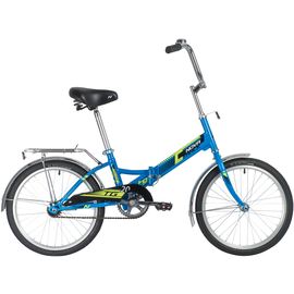 Складной велосипед Novatrack TG-20 classic 1.0 20" (синий), Цвет: Синий
