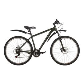 Велосипед Foxx Atlantic D 27.5" (зеленый), Цвет: Хаки, Размер рамы: 16"
