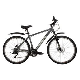 Велосипед Foxx Aztex D 27.5" (серый), Цвет: Серый, Размер рамы: 16"