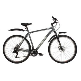 Велосипед Foxx Aztec D 29" (серый), Цвет: Серый, Размер рамы: 18"