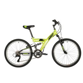 Велосипед Foxx Attack 24" (зеленый), Цвет: Зелёный, Размер рамы: 14"