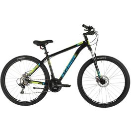 Горный велосипед Stinger Element Evo 27.5" (чёрный), Цвет: Черный, Размер рамы: 20"
