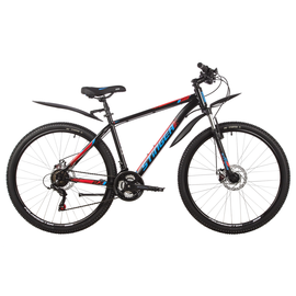 Горный велосипед Stinger Caiman D 27.5" new (черный), Цвет: Черный, Размер рамы: 16"