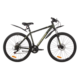 Горный велосипед Stinger Caiman D 27.5" new (зеленый), Цвет: Зелёный, Размер рамы: 16"