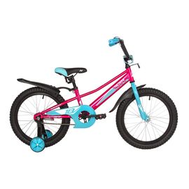 Детский велосипед Novatrack Valiant 18" new (фуксия), Цвет: Розовый