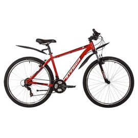 Горный велосипед Stinger Caiman 27.5" new (красный), Цвет: Красный, Размер рамы: 16"