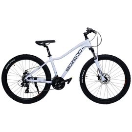 Горный велосипед Bozgoo Carino 27,5" (Светло-сиреневый/черный/красный), Цвет: Сиреневый, Размер рамы: 15"