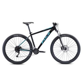 Горный велосипед Fuji Nevada 27.5 1.5 D (2021, чёрный), Цвет: Черный, Размер рамы: 17"
