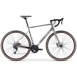 Гравийный велосипед Fuji Jari 2.5 28 (2023, матовый серый), Цвет: Серый, Размер рамы: 57,5 см