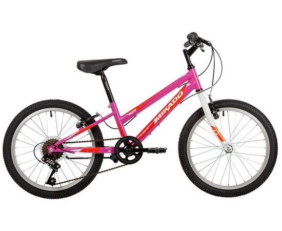 Велосипед MIKADO 20" VIDA KID оранжевый, сталь, размер 10", Цвет: Оранжевый, Размер рамы: 10"