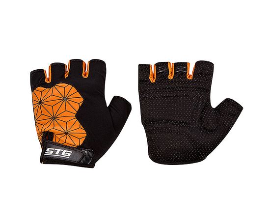 Перчатки STG Replay unisex (черно/оранж), Цвет: Оранжевый, Размер: L