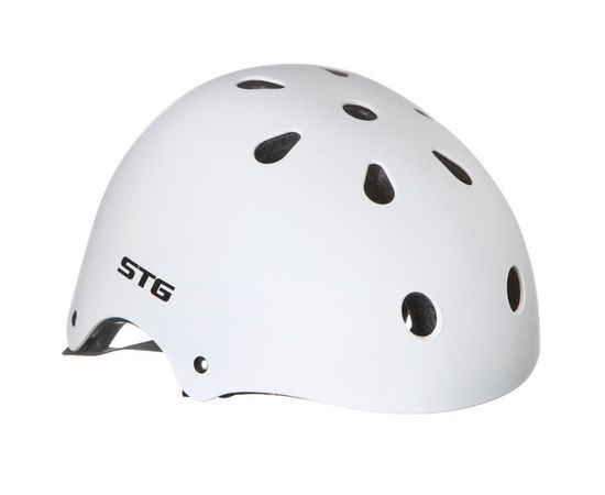 Шлем STG модель MTV12 белый с фикс застежкой, Цвет: Белый, Размер: 53-55