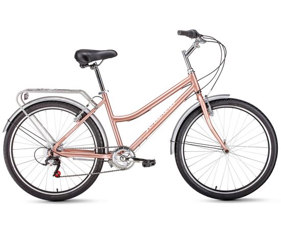 Велосипед Forward BARCELONA AIR 26 1.0 (мятный/бежевый), Цвет: Бежевый, Размер рамы: 17"
