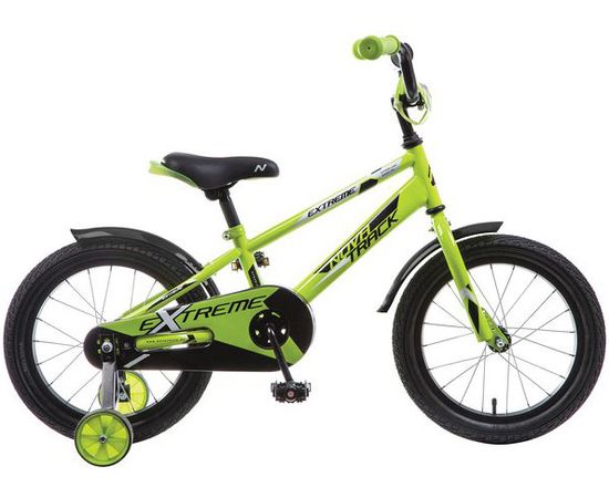 Велосипед для ребенка Novatrack Extreme 16” (салатовый), Цвет: Салатовый