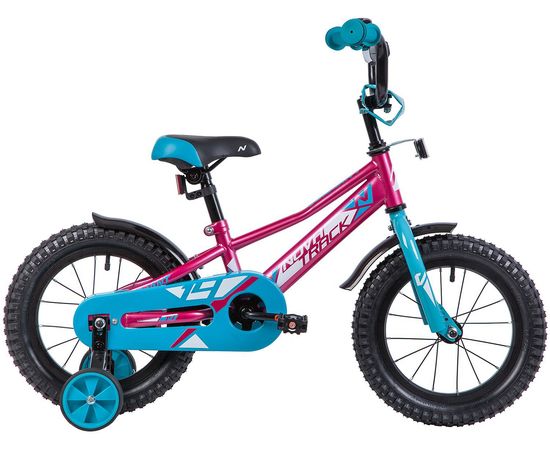 Детский велосипед Novatrack Valiant 14” (фуксия), Цвет: Фиолетовый
