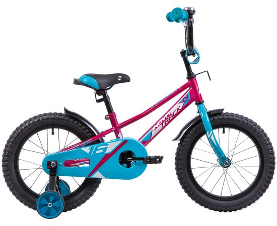 Детский велосипед Novatrack Valiant 16” (фуксия), Цвет: Сиреневый