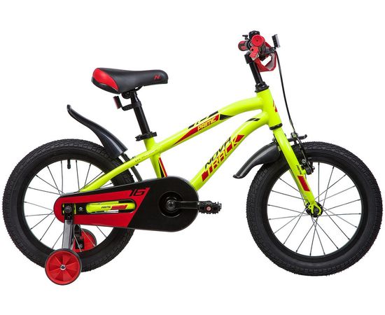 Детский велосипед Novatrack Prime AB 16” (салатовый), Цвет: Салатовый