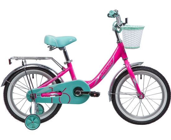 Детский велосипед Novatrack Ancona 16” (розовый), Цвет: Розовый