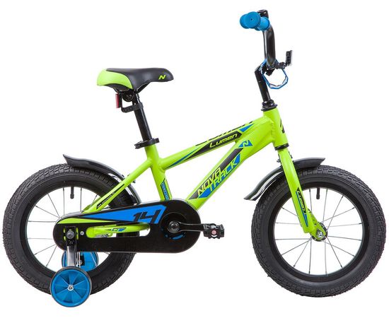 Детский велосипед Novatrack Lumen 14” (зелёный), Цвет: Зелёный