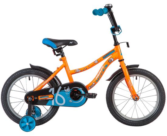 Детский велосипед Novatrack Neptune 16” (оранжевый), Цвет: Оранжевый