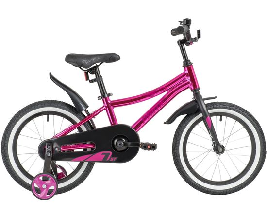 Детский велосипед Novatrack Prime 16” (розовый металлик), Цвет: Розовый