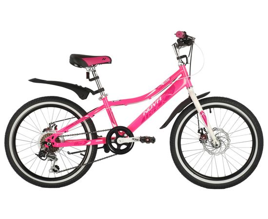 Подростковый велосипед Novatrack Aliсe 6.D 20" (розовый), Цвет: Розовый