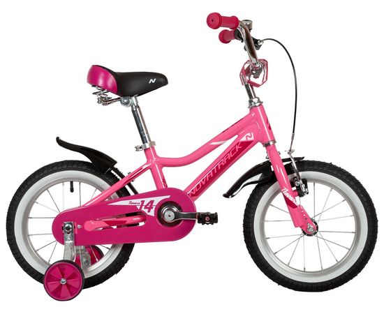 Детский велосипед Novatrack Novara 14” new (розовый), Цвет: Розовый